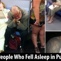 10 People Who Fell Asleep in Public