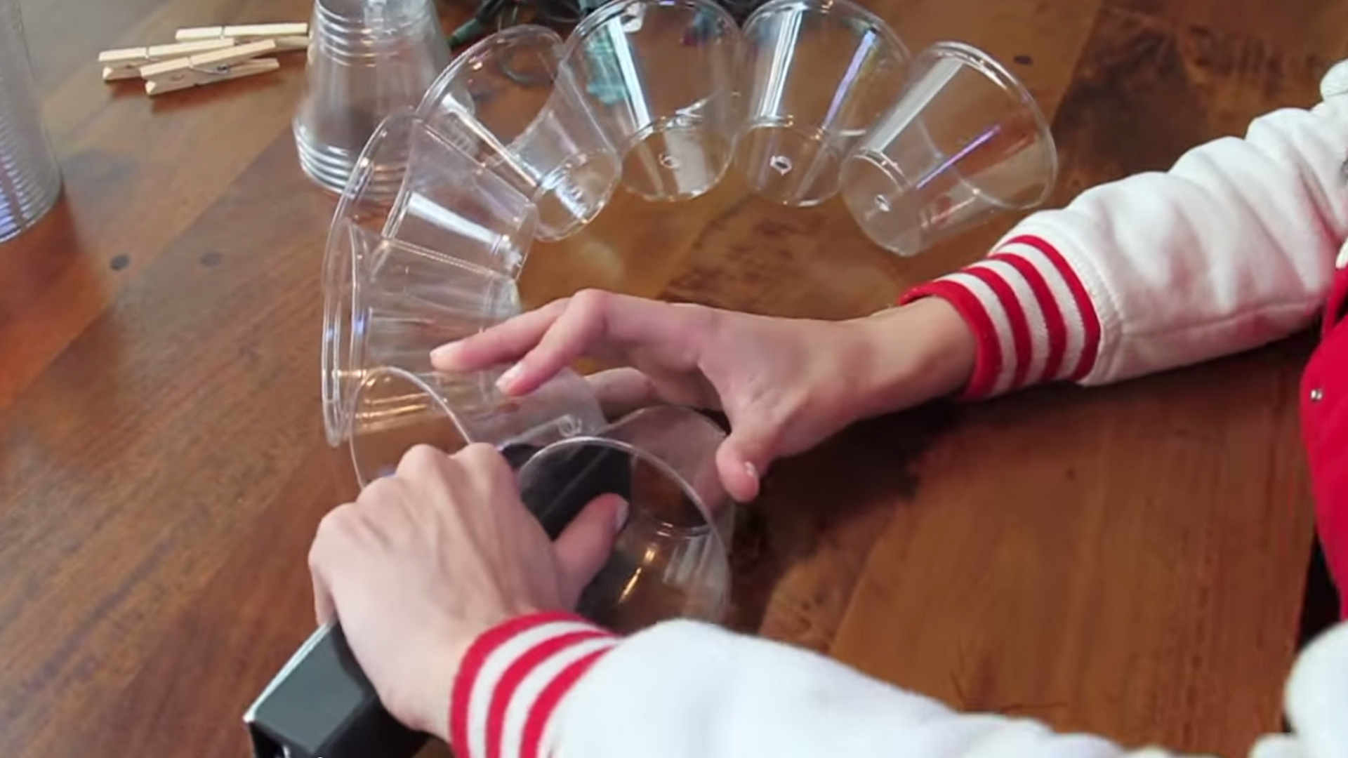 He Stapled These Plastic Cups Together. Result: Something BRILLIANT!!!