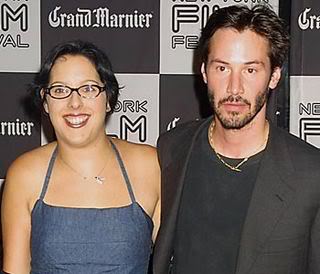 Keanu Reeves with sister Kim Reeves