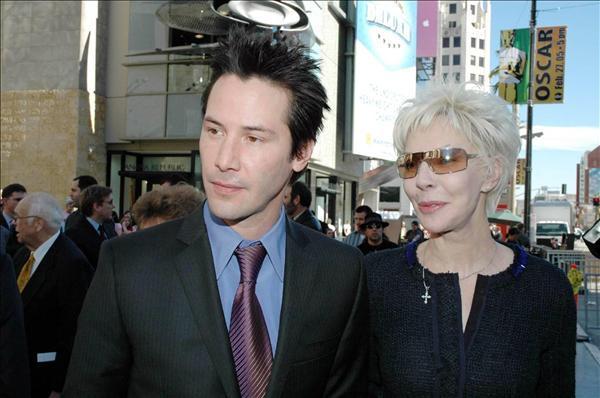 Keanu Reeves with his mother Patricia Taylor