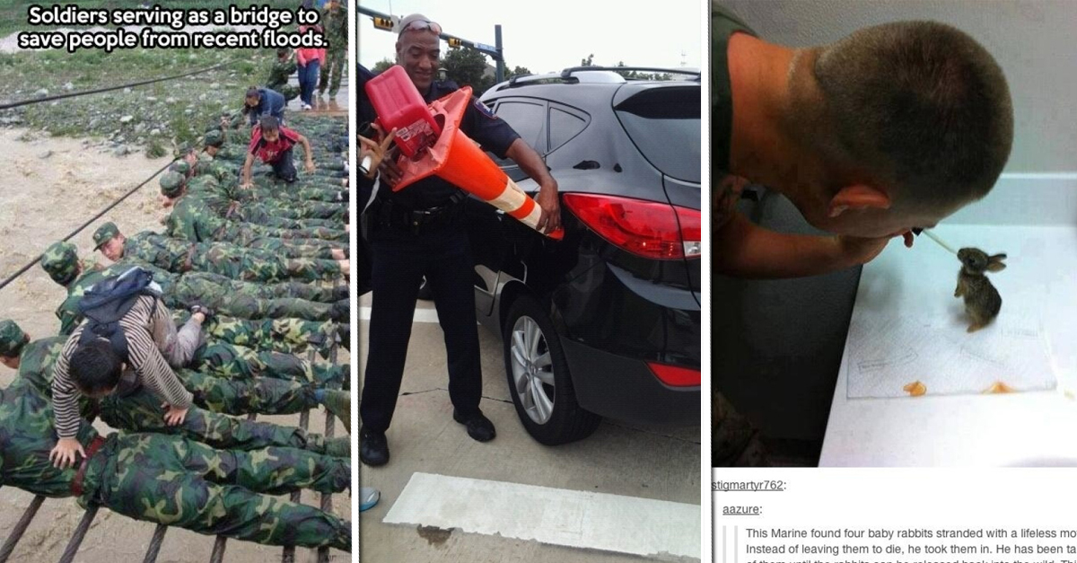 35 Pictures That Will Restore Your Faith In Humanity. #SALUTE