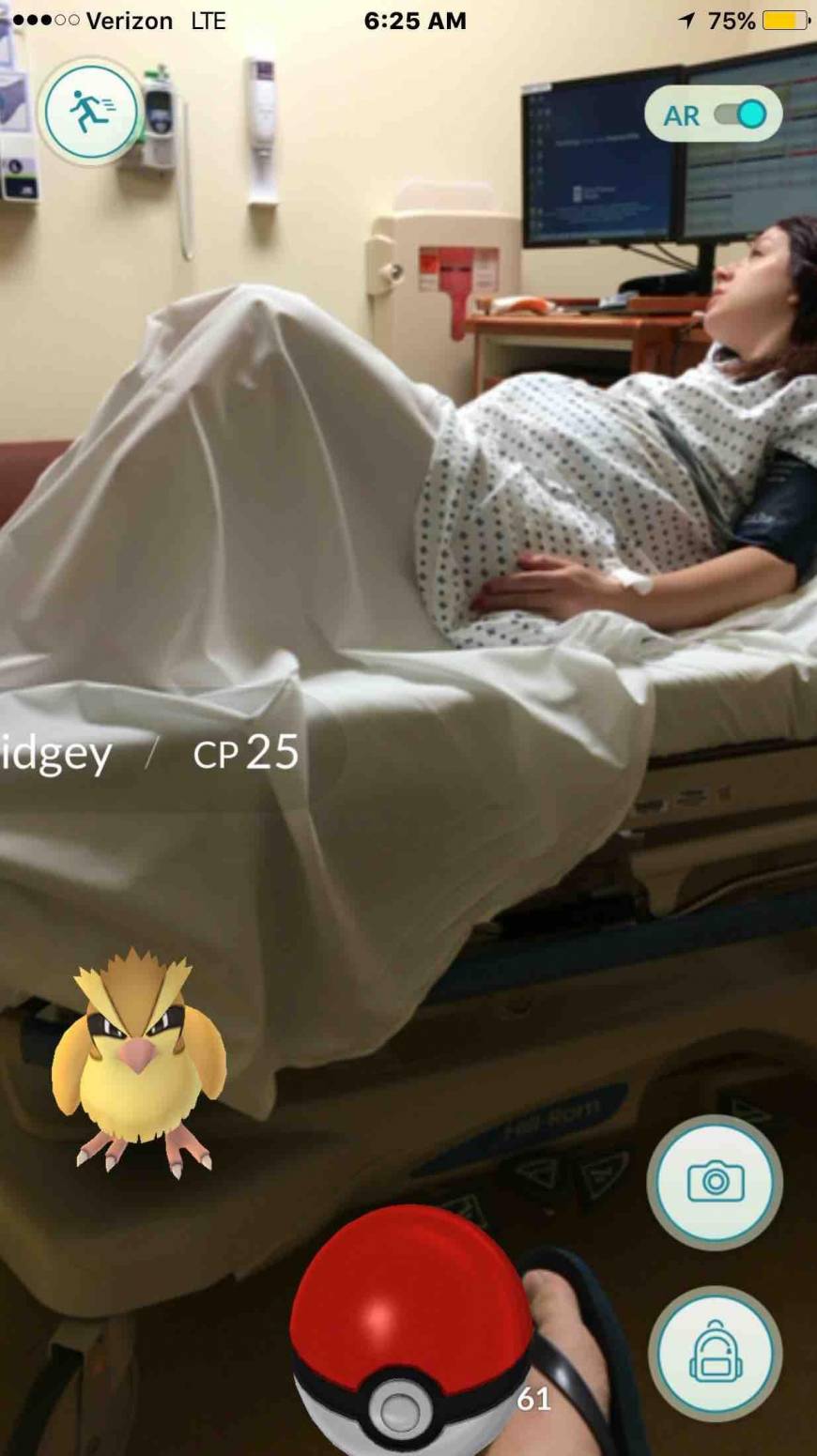 man-catches-pidgey-while-wife-gives-birth-photo-u1